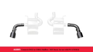 Chevrolet Camaro SS Performance Exhaust - CORSA Performance - Single 4.5in. Polished Pro-Series Tip Kit - Polished - `16-`24